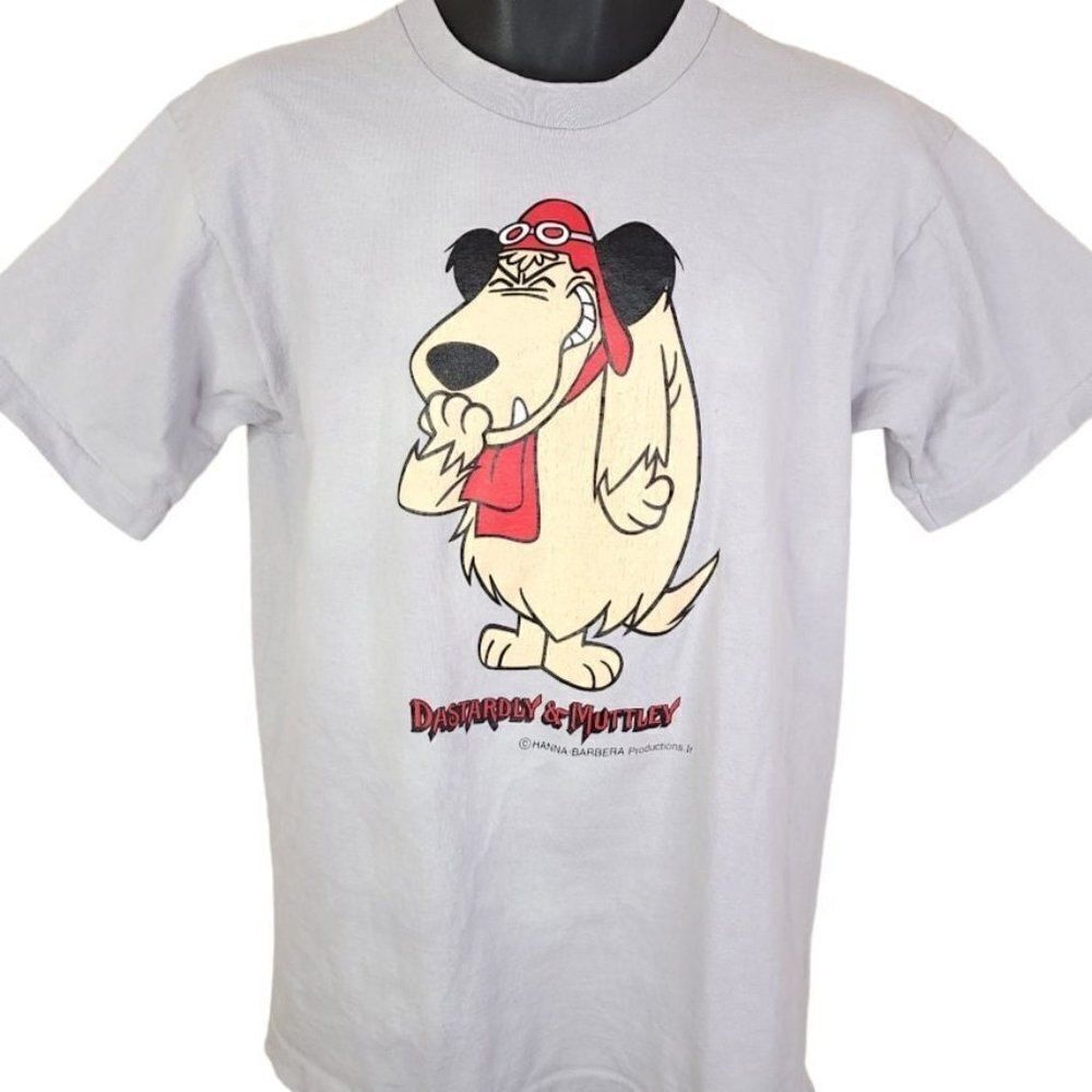 Dastardly And Muttley T Shirt Vintage 90s Cartoon Hanna Barbera Made In USA Mens